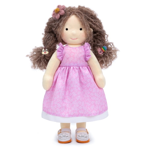 BlissfulPixie Unique Waldorf Doll, Personalized Handmade Rag Doll