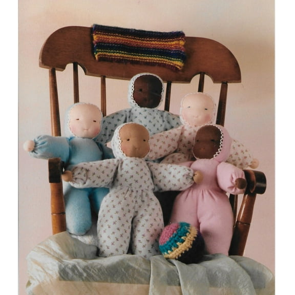 Waldorf Flannel Body Doll Kit (tan Skin/Blue Print Flannel Body)