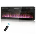 thumbnail image 1 of Waleaf 68 inch Ultra-Thin Silence Linear Electric Fireplace Inserts, Recessed Wall Mounted Fireplace, Fit for 2 x 4 and 2 x 6 Stud, Adjustable Flame Color & Speed,Touch Screen Remote Control 8h Timer, 1 of 8