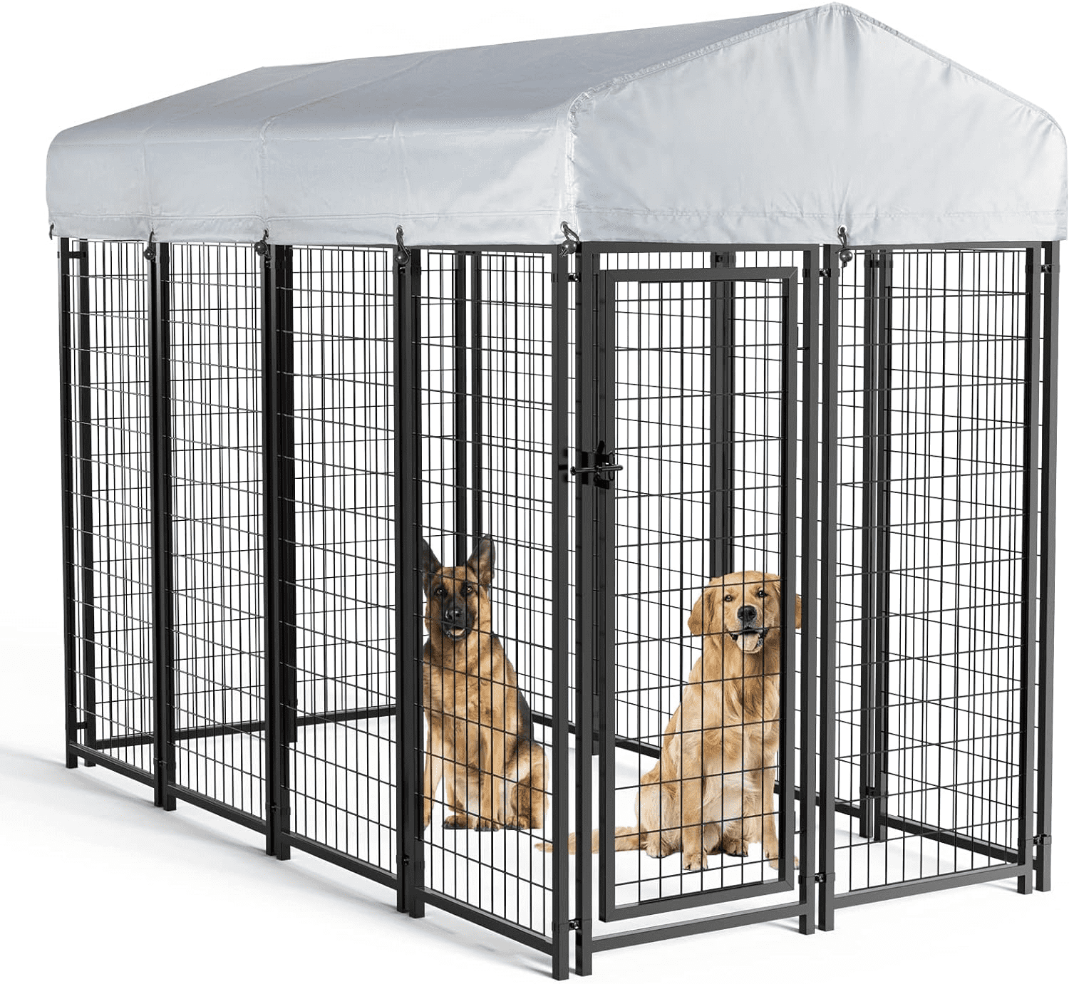 Waleaf 8x4x6 ft Outdoor Heavy Duty Large Dog Kennel, Dog Cage Playpen