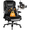 Waleaf Big and Tall Executive Office Chair with Flipup & Adjustable