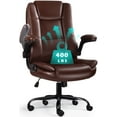 thumbnail image 1 of Waleaf Big and Tall Executive Office Chair with Flip-up Arms for Adult,Ergonomic High Back Adjustable Computer Desk Chair, 1 of 9