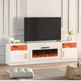 thumbnail image 1 of Waleaf Fireplace TV Stand with 36" Electric Fireplace for TVs Up to 90", 1 of 8