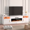 thumbnail image 1 of Waleaf Fireplace TV Stand with 36" Electric Fireplace for TVs Up to 90", 1 of 8