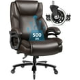 thumbnail image 1 of Waleaf Heavy Duty Big and Tall Office Chair 500lbs with Adjustable Lumbar Support,Office Chair for Adults, 1 of 7