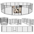 thumbnail image 1 of Waleaf Heavy Duty Dog Playpen , 8 Panels Dog Fence 40 inches, Portable Pet Fences Indoor Outdoors, 1 of 9