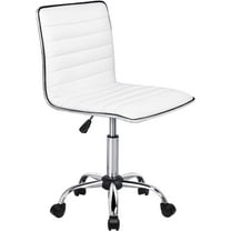 Waleaf Height Adjustment and Waterproof Office Desk Chair, White