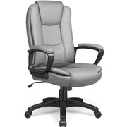 Waleaf Home Office Chair, 8Hours Heavy Duty Design, Ergonomic High Back Cushion Lumbar Back Support, Computer Desk Chair, Big and Tall Chair, Adjustable Executive Leather Chair With Arms