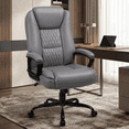 thumbnail image 1 of Waleaf Home Office Chair, 8Hours Heavy Duty Design, Ergonomic High Back Cushion Lumbar Back Support, Computer Desk Chair, Big and Tall Chair, Adjustable Executive Leather Chair With Arms, 1 of 9