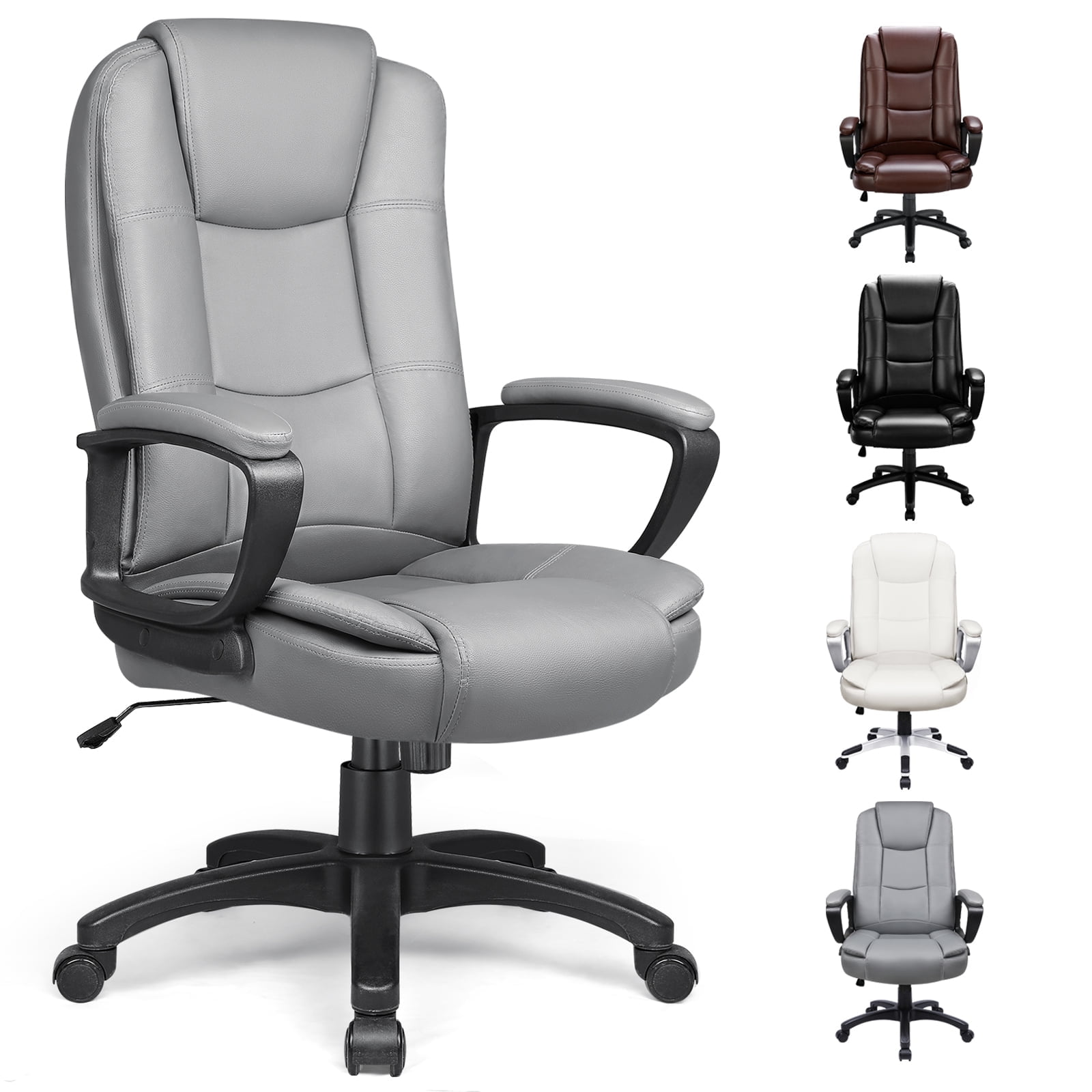 Waleaf Home Office Chair, 8Hours Heavy Duty Design, Ergonomic High Back  Cushion Lumbar Back Support, Computer Desk Chair, Big and Tall Chair