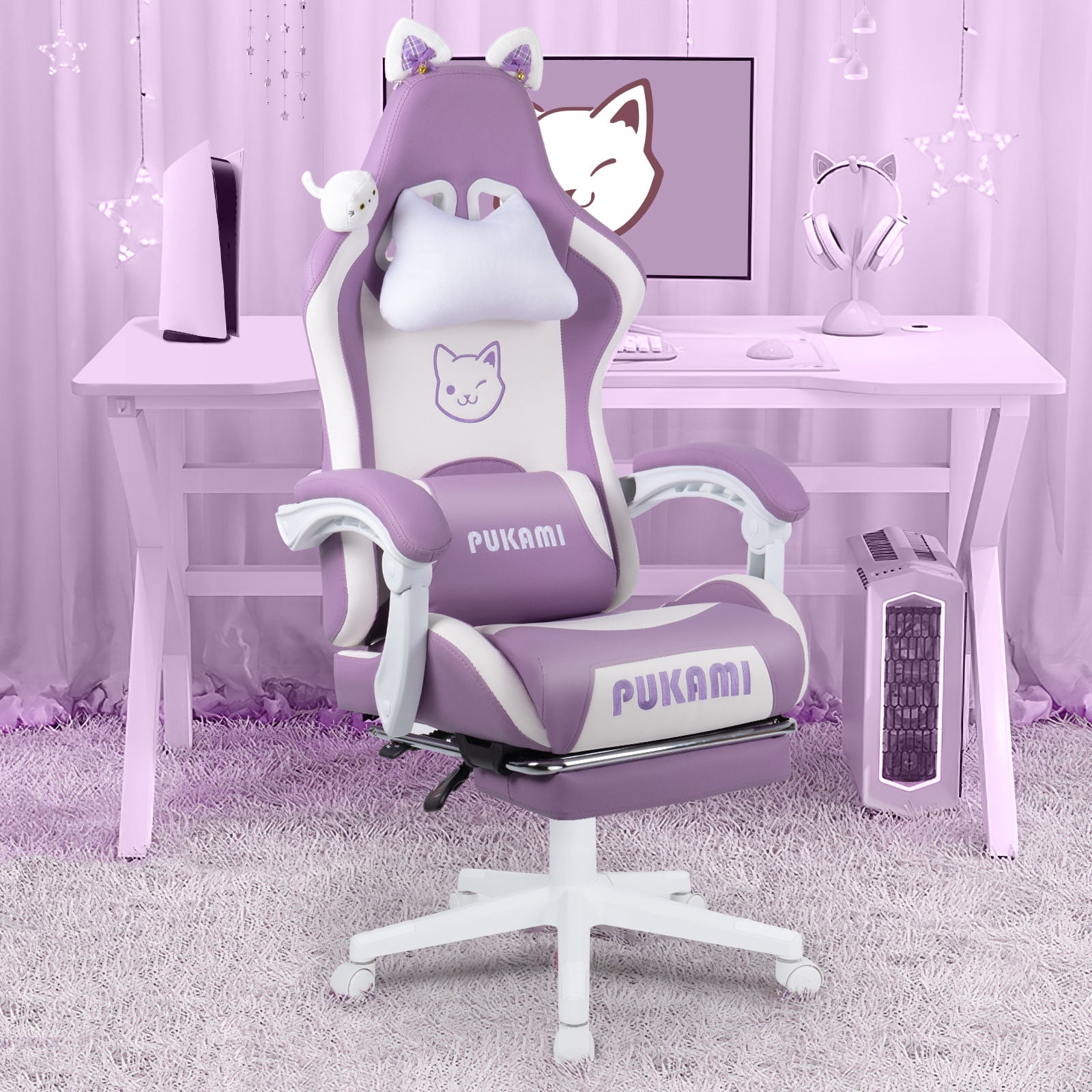 Bunny Ears Autofull Bunny Chair Pink Bunny Gaming Rabbit Ear Chair
