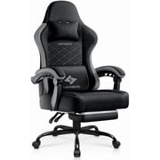 Waleaf Video Game Chairs with footrest,Gamer Chair for Adults,Big and Tall Chair, 400lb Capacity, Racing Style Computer Chair with Ergonomic Lumbar Support, Gaming Chairs for Teens