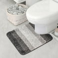 thumbnail image 1 of Walensee Bathroom Contour Rug (20 x 24, Ombre Grey) Bath Mat for Bathroom, 1 of 9