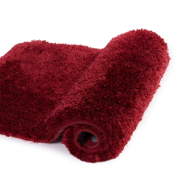 Walensee Bathroom Rug Non Slip Bath Mat (16 x 24, Hunter Green) Water Absorbent Soft Microfiber Shaggy Mat Machine Washable Bath Rug Thick Plush Rugs for Shower