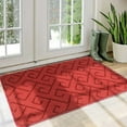 thumbnail image 1 of Walensee Indoor Doormat, Front Door Mat for Entrance, 20"x32" Red, 1 of 8