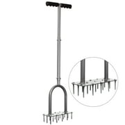 Walensee Lawn Spike Aerator with 15 Iron Spikes for Garden