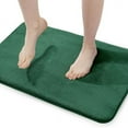 thumbnail image 1 of Walensee Memory Foam Bath Rug, 17"x24", Hunter Green, Non Slip Bathroom Mat, Machine Wash, 1 of 6