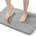 thumbnail image 1 of Walensee Memory Foam Bath Rug, 24"x36", Grey, Non Slip Bathroom Mat, Machine Wash, 1 of 8