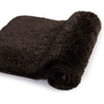 thumbnail image 1 of Walensee Shag Bath Rug, Non Slip Bath Mat for Bathroom, 16"x24", Brown, Machine Wash, 1 of 9