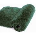 thumbnail image 1 of Walensee Shag Bath Rug, Non Slip Bath Mat for Bathroom, 24"x36", Hunter Green, Machine Wash, 1 of 9