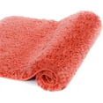 thumbnail image 1 of Walensee Shag Bath Rug, Non Slip Bath Mat for Bathroom, 24"x36", Living Coral, Machine Wash, 1 of 9