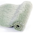 thumbnail image 1 of Walensee Shag Bath Rug, Non Slip Bath Mat for Bathroom, 24"x36", Pale Green, Machine Wash, 1 of 9