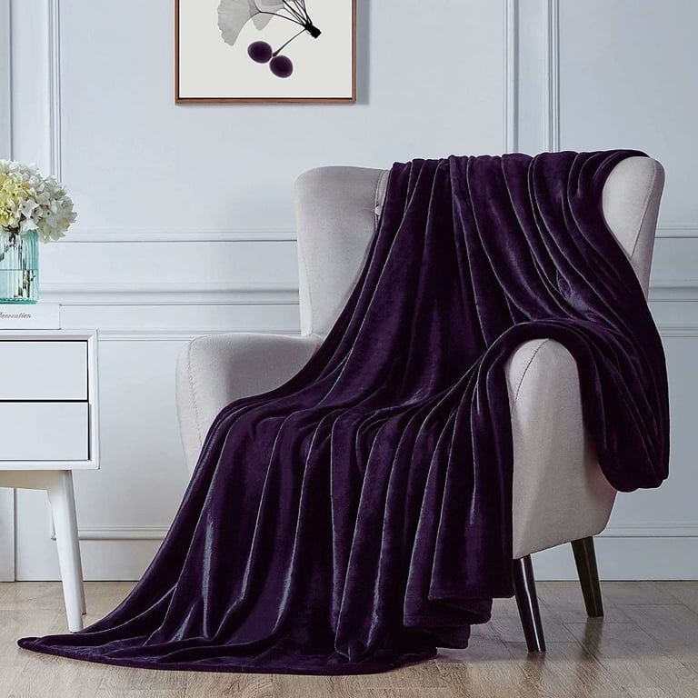 Purple discount throw blanket