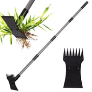 Walensee 64inch Weed Puller Tool with 7-Tines Weed Rake for Gardening, Uprooting Weeding Pull for Yard, Lawn, Patio and Garden