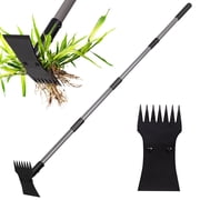 Walensee 64inch Weed Puller Tool with 7-Tines Weed Rake for Gardening, Uprooting Weeding Pull for Yard, Lawn, Patio and Garden