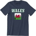 thumbnail image 1 of Wales Nation Distressed Flag Welsh Football Gift Men's T-Shirt, 1 of 4