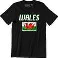 thumbnail image 1 of Wales Nation Distressed Flag Welsh Football Gift Men's Tee Shirt, 1 of 4