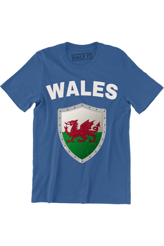 Wales Nation Flag Welsh Football Gift Men's T-Shirt