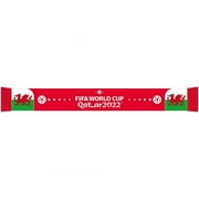 Wales World Cup 2022 Jacquard Knitted Winter Scarf