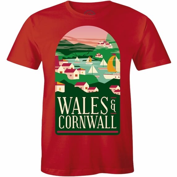 Wales and Cornwall Holiday lovely little seaside towns Beautiful Gift Men T-Shirt
