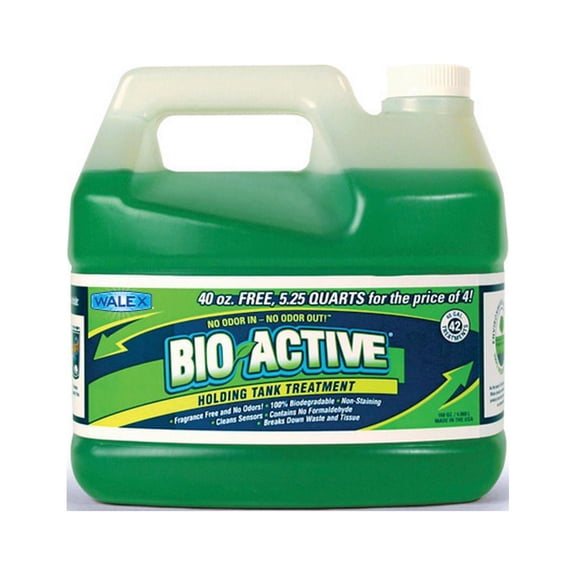 Walex BAHT168 Bio-Active Liquid RV/Marine Holding Tank Deodorizer, 168 oz