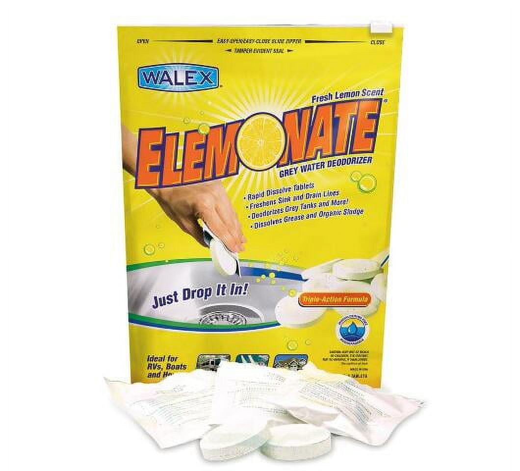 Walex Elemonate Grey Holding Tank Deodorizer for RV Sewer Lemon Scent