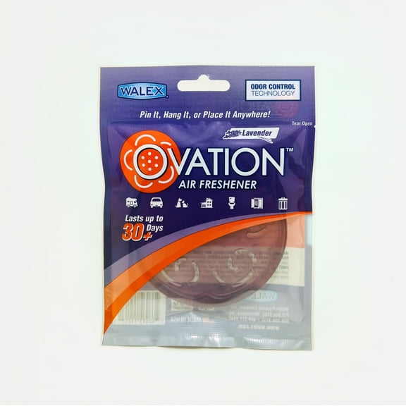 Walex Portable Ovation Air Freshener | Lavender Scent | 1-Pack | Purple | Fragrance Enhancer