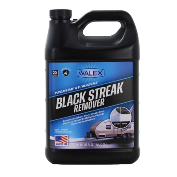 Walex Premium RV & Marine Black Streak Remover - Removes Stubborn Black Streaks & Restores Original Shine - 32oz