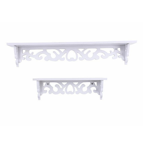 Walfront 11” x 60” White Floating Shelf Tier Floating Shelves