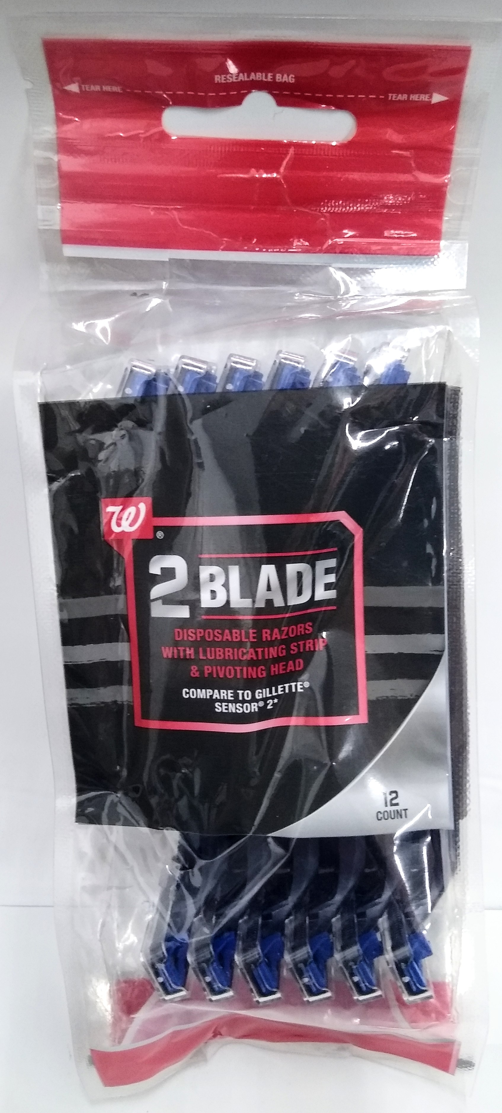 Walgreens 2 Blade Disposable Razors with Lubricating Strip & Pivoting