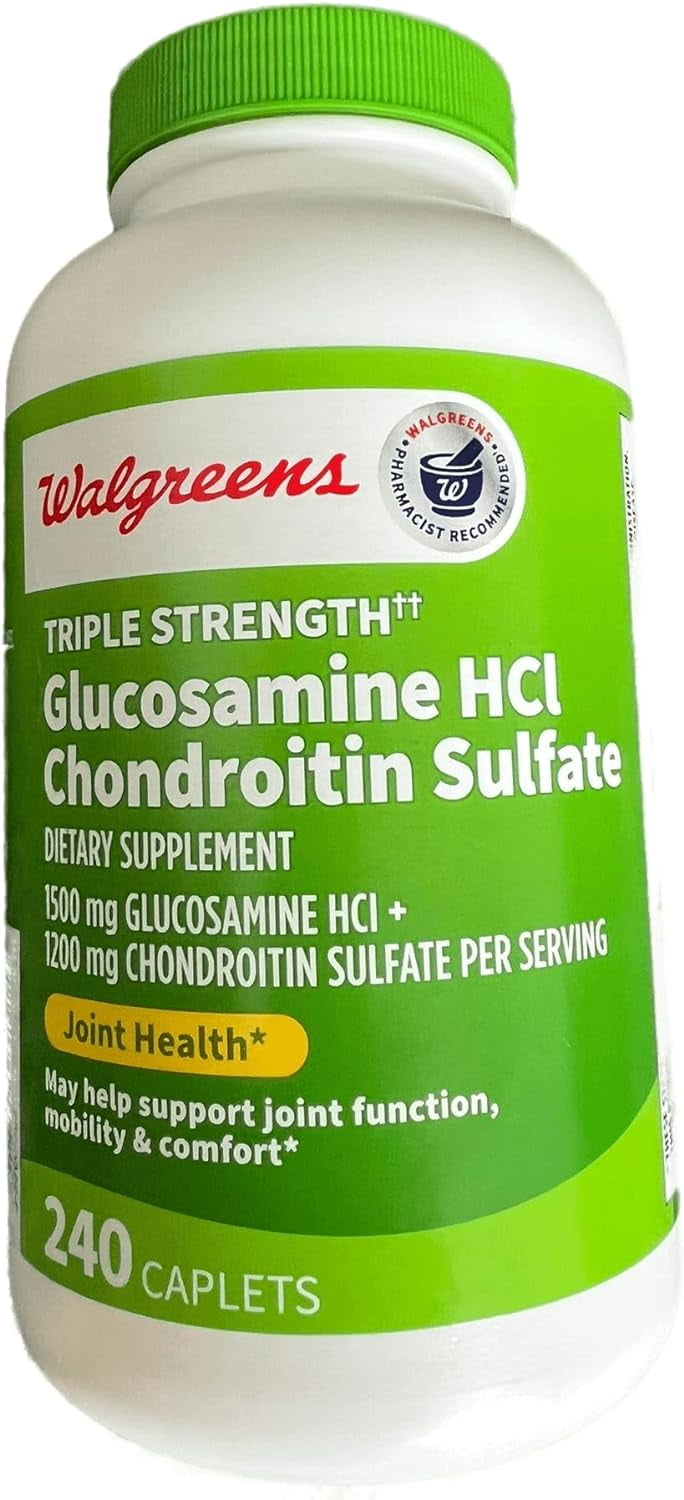 Walgreens Glucosamine Chondroitin Triple Strength 1500 mg Glucosamine