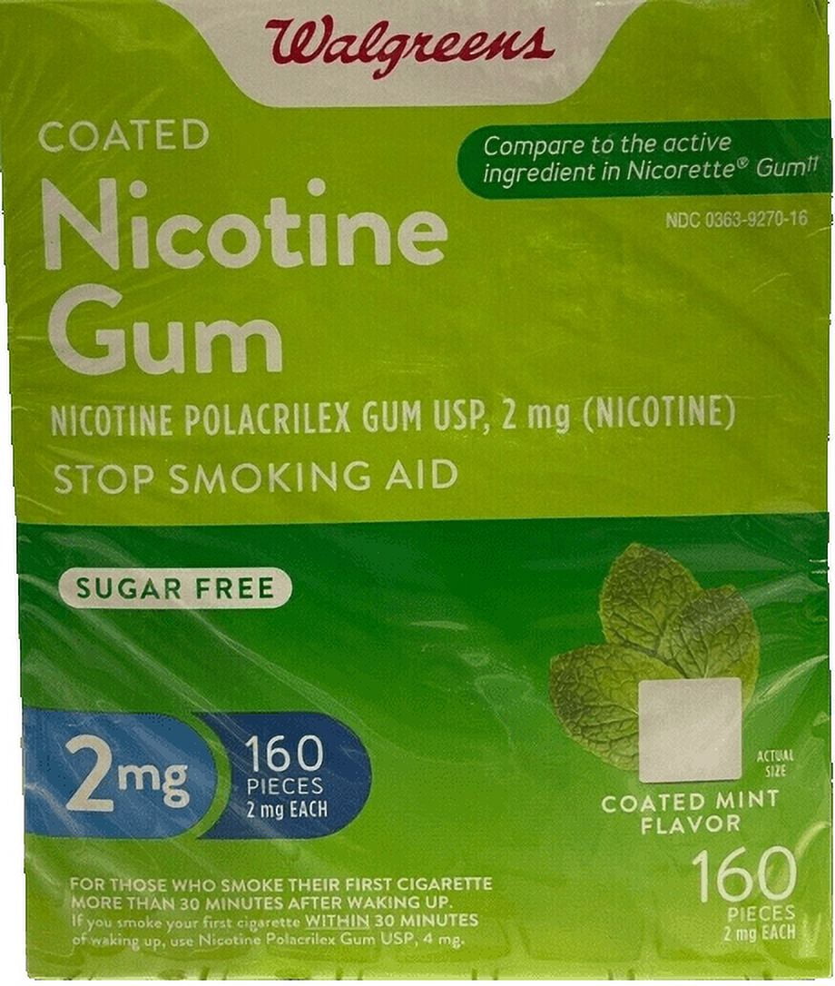 How Much Is Nicotine Gum At Walgreens Walgreens Nicotine Gum, 2mg, Coated Mint Flavor, 160pcs - Walmart.com