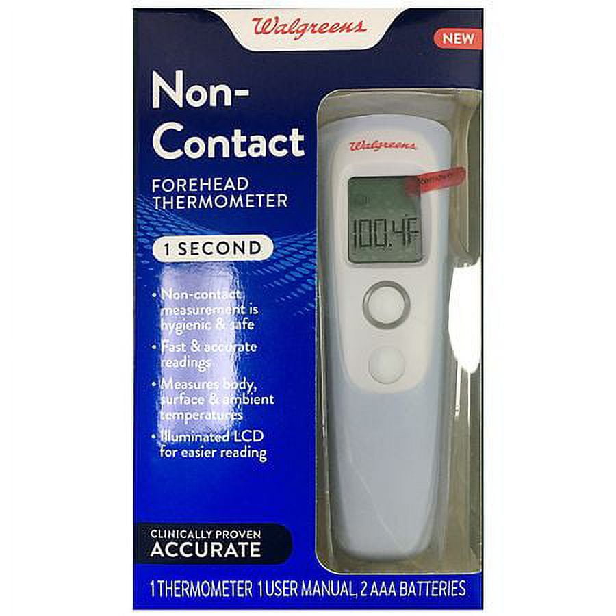 Walgreens NonContact Forehead Thermometer 1 Second *EN