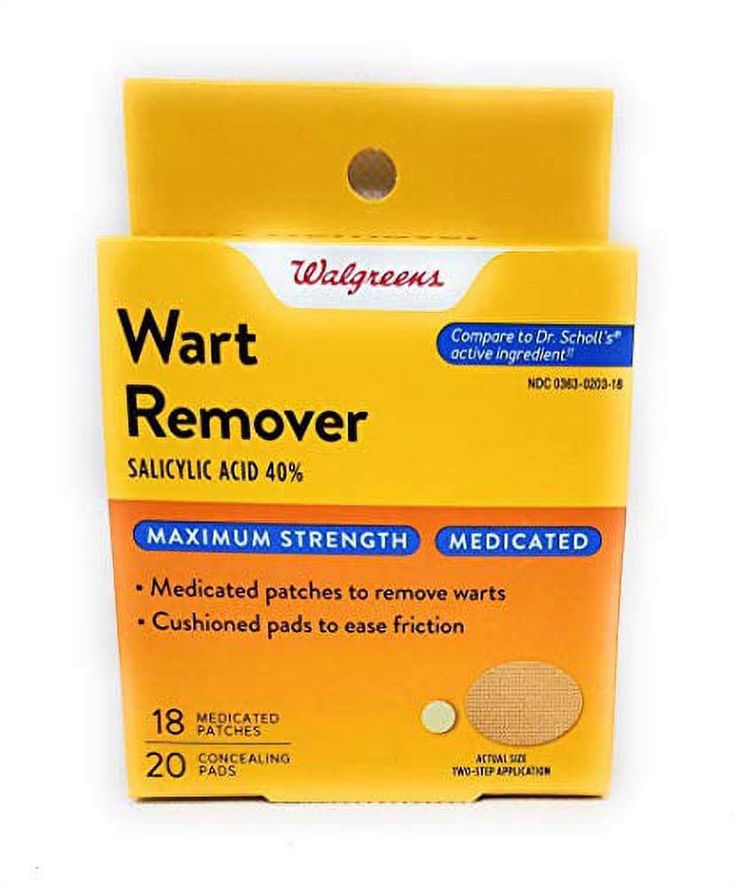 Walgreens Wart Removers, 18 ea, Packaging May Vary