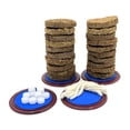 thumbnail image 1 of Walgrow Round Shape Cow Dung Cakes/Upla/Kanda With Camphor and Cotton Wicks (Pack of 20), 1 of 4