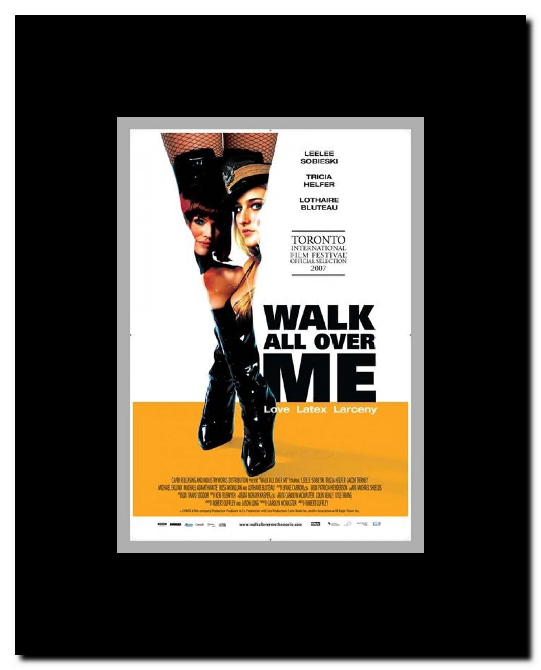 Walk All Over Me Framed Movie Poster