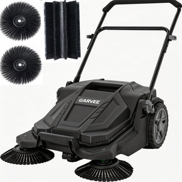 Walk-Behind Hand Push Floor Sweeper, 25.6
