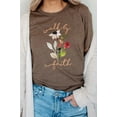 thumbnail image 1 of Walk By Faith Flowers Spring Time Tee T-Shirt, 1 of 9