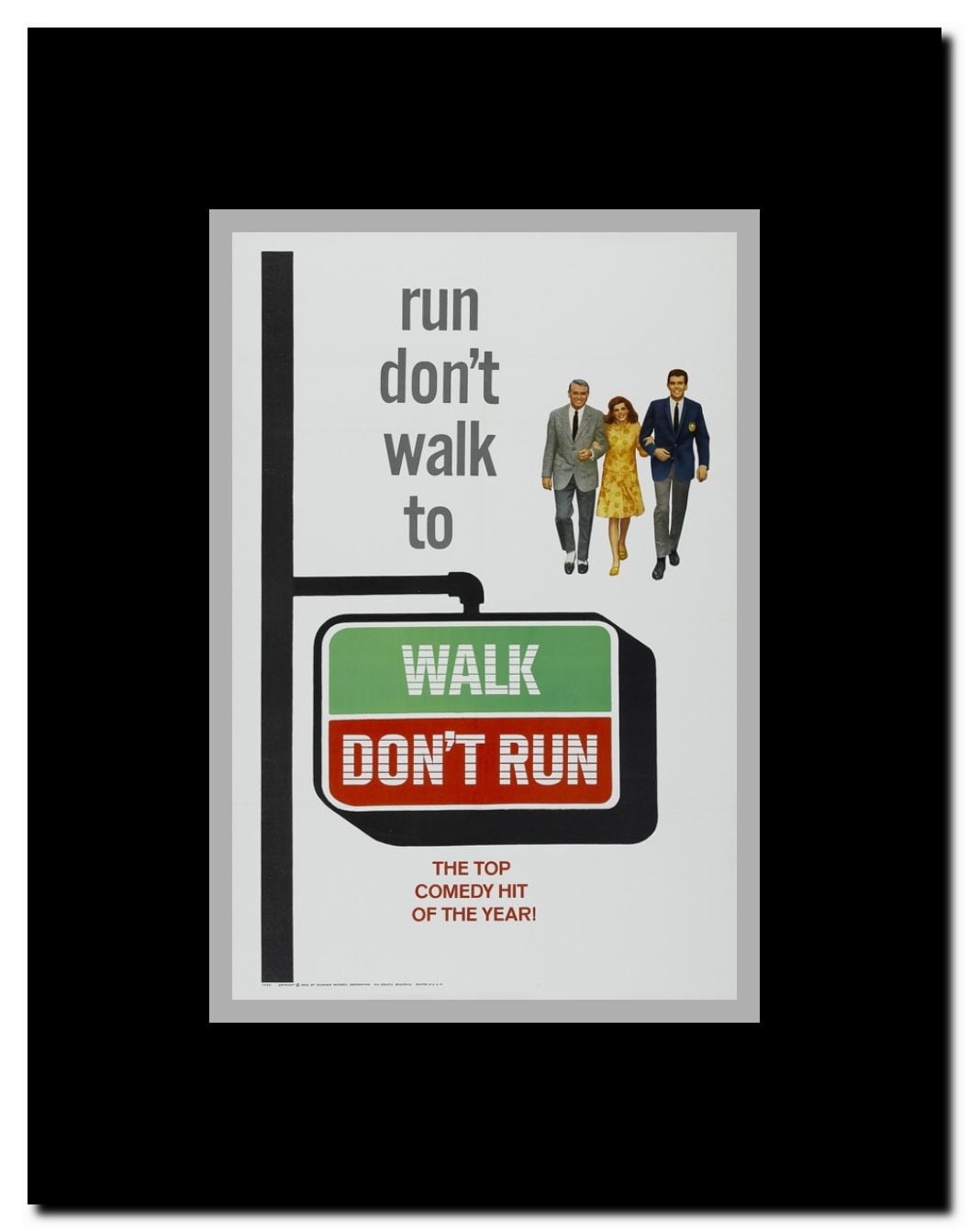 Walk Don't Run Framed Movie Poster