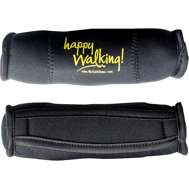 Walk at Home Happy Walking Hand Weights Sets for Women or Men 2 LB Weights Each Neoprene Dumbbell Walking Weights for Home Workout, Exercise, Cardio Miracle, At Home Gym
